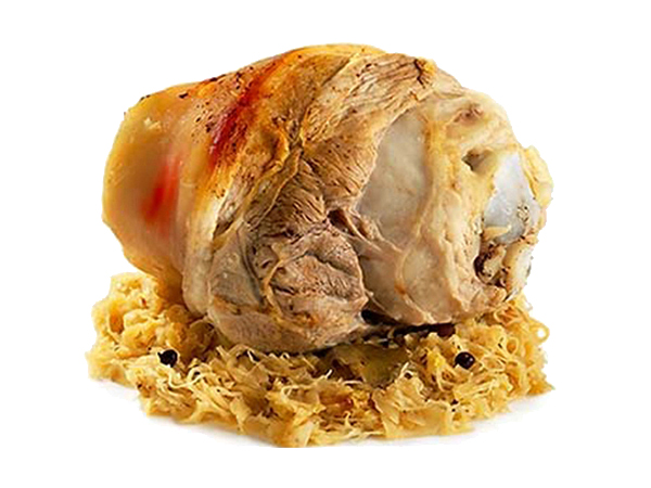 Knuckle of pork with sauerkraut